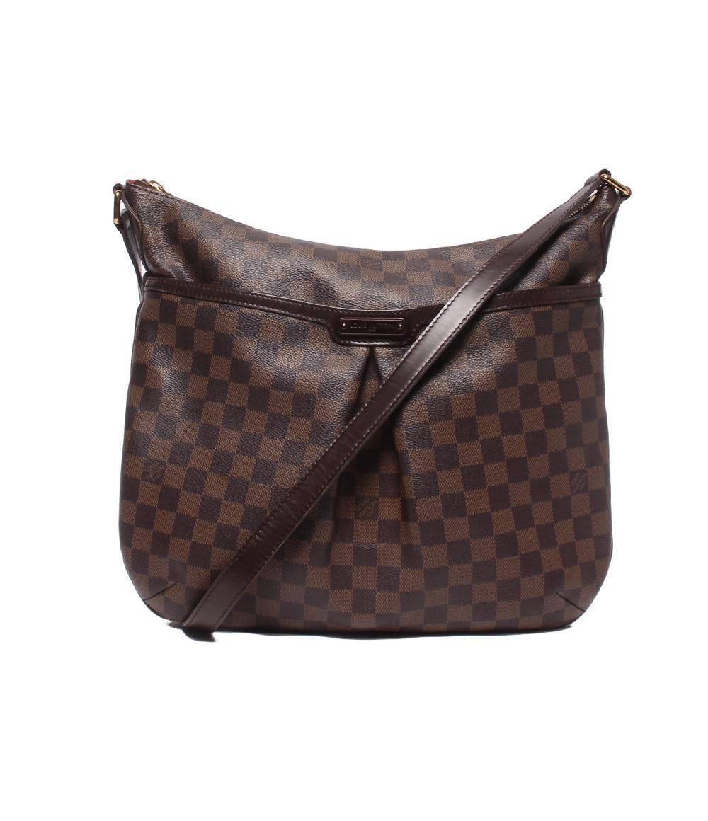 Louis Vuitton Bloomsbury Damier Crossbody Bag Canvas Leather Black Brown